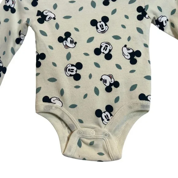 Disney Baby Unisex Mickey Mouse one piece - Size 6/9M - Picture 6 of 6